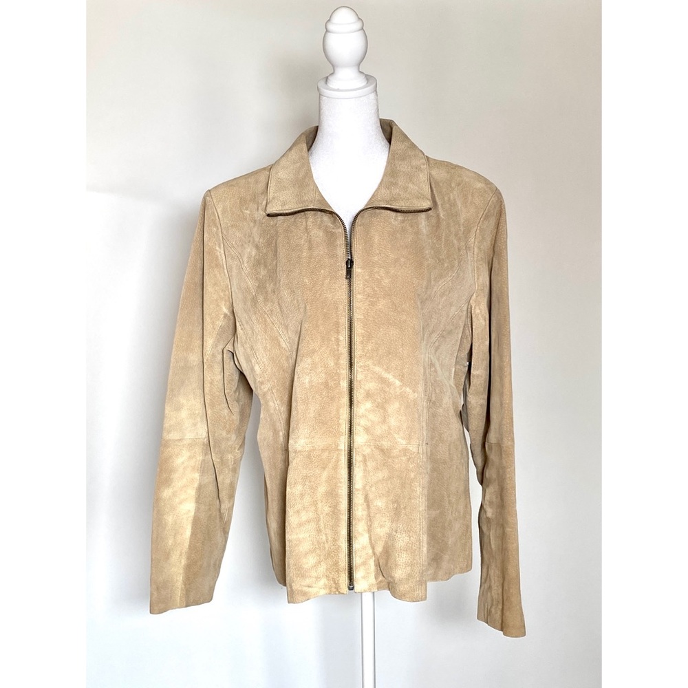 Wilson’s Leather suede tan jacket women’s XL